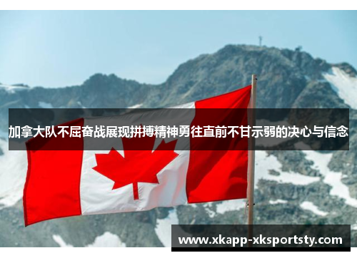加拿大队不屈奋战展现拼搏精神勇往直前不甘示弱的决心与信念